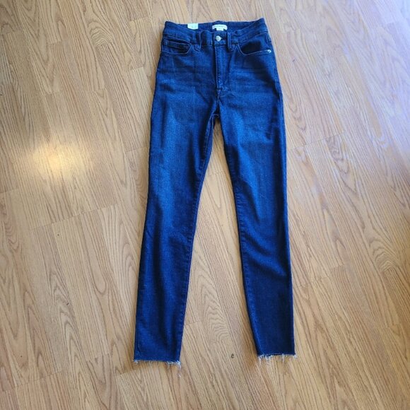 NEW NWT GOOD AMERICAN X CALIK DENIM ALWAYS FITS GOOD LEGS SKINNY JEANS sz 6 - 12 - Picture 2 of 9